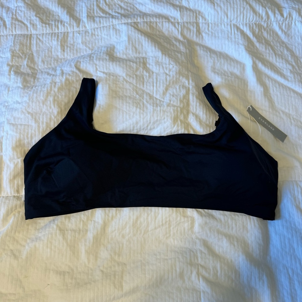 XXL Everlane bikini swim top in Black